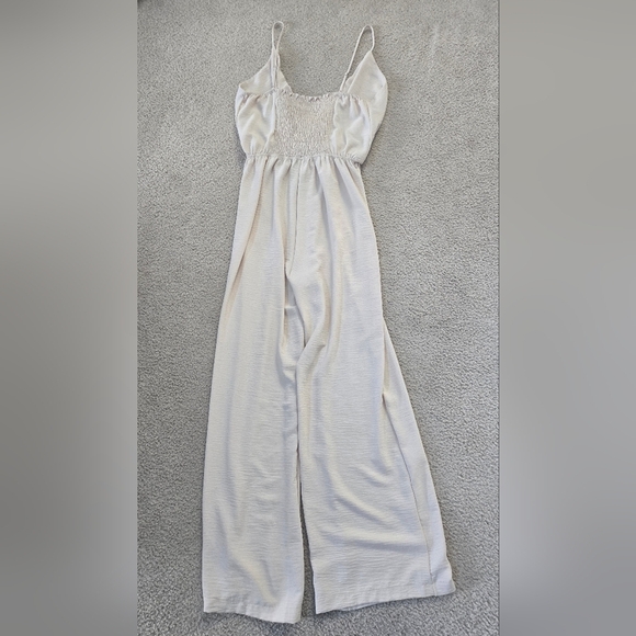 NWOT C Brand Tan Jumpsuit Size 1X - Picture 4 of 8